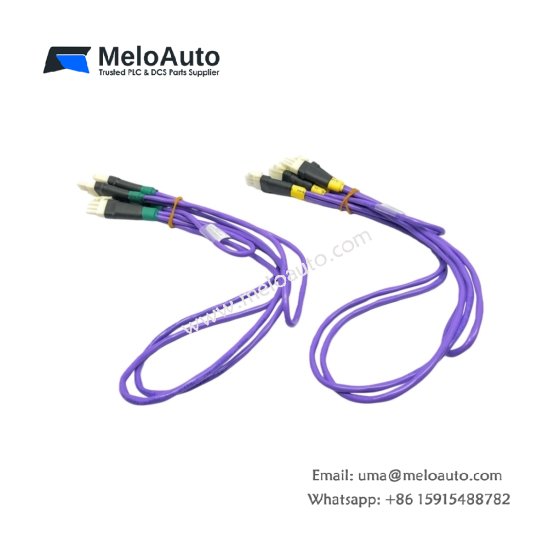 The Honeywell 51202329-412 I/O LINK cable pair connects devices to PLCs, offering flexibility, reliability, and high durability in industrial environments.