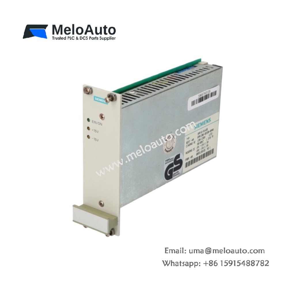 Siemens 6AR1306-0DC00-0AA0 – SICOMP SMP16-SV430 POWER SUPPLY MODULE