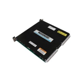 The Woodward 5463-034 control board features a 48-pin male header, auxiliary power control, and N.C. functionality, ideal for industrial automation systems.