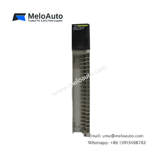 The 140EHC10500 from Schneider Electric is a high-speed counter module with 5 channels, 8 inputs/outputs, 95% humidity tolerance, and internal short-circuit protection for precise control applications.