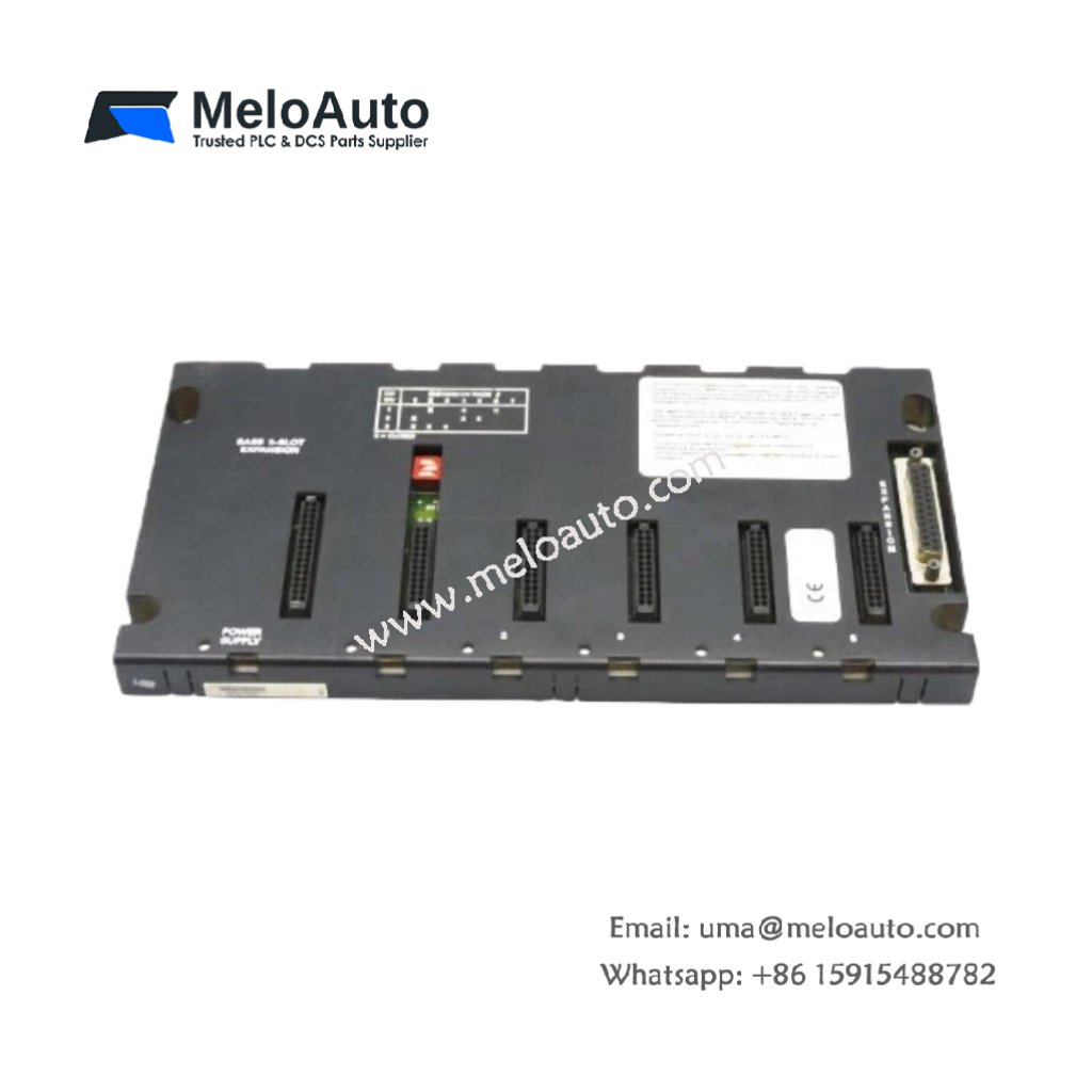 GE IC693CHS398 5-Slot Expansion Baseplate for Series 90-30 PLC Systems