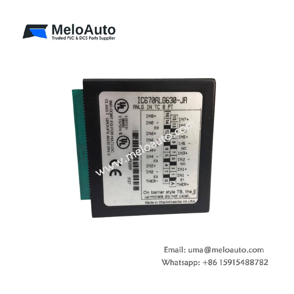 GE IC670ALG630 Thermocouple Input Module