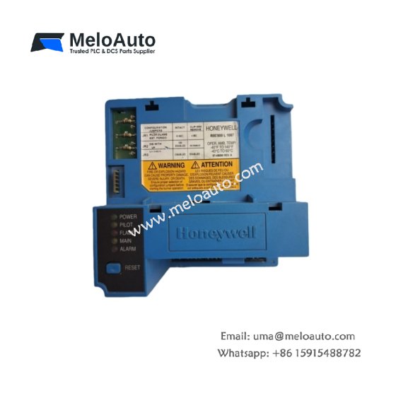 The Honeywell RM7800L1087 Burner Control Unit features a relay module, preignition lockout, and high/low fire control, making it perfect for industrial burner applications.