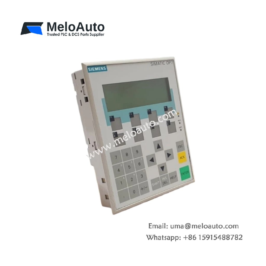 Siemens 6AV3607-1JC20-0AX1 Operator Interface for SIMATIC S7