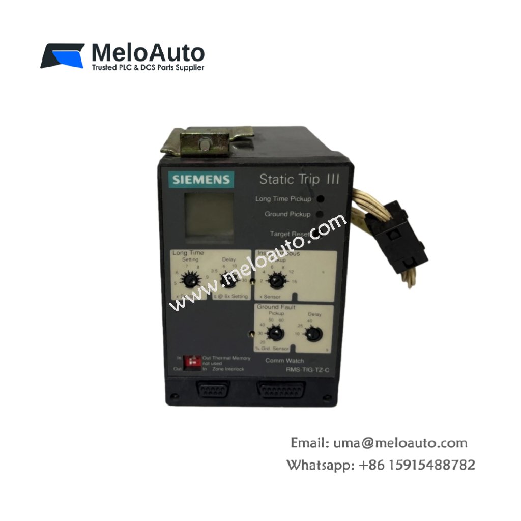 Siemens RMS-TIG-TZ-C Static Trip III Circuit Breaker
