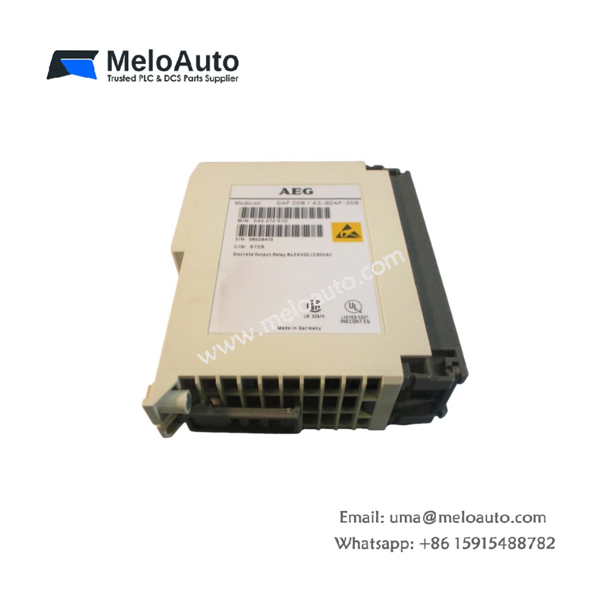 Schneider DAP 208 Discrete Output Relay