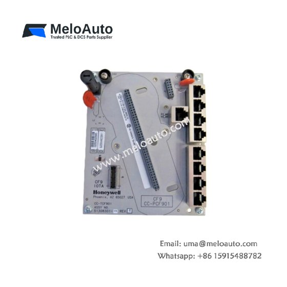 The Honeywell CC-TCF901 51308301-175 control firewall module features 9 Ethernet ports, 24VDC power distribution, and secure network segmentation for Experion C300 systems. The Honeywell CC-TCF901 51308301-175 control firewall module features 9 Ethernet ports, 24VDC power distribution, and secure network segmentation for Experion C300 systems.