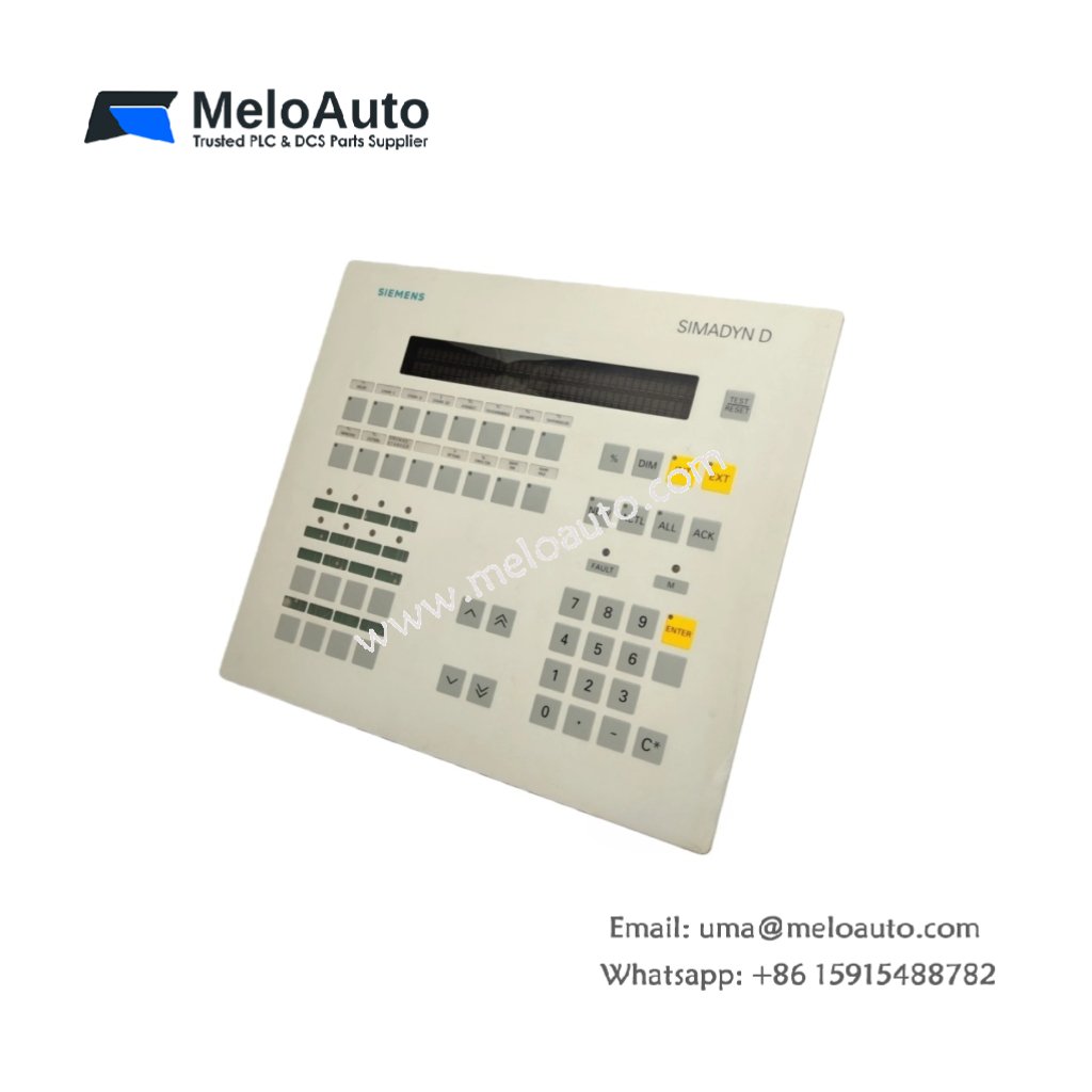 Siemens 6DD1670-0AF0 Operator Panel