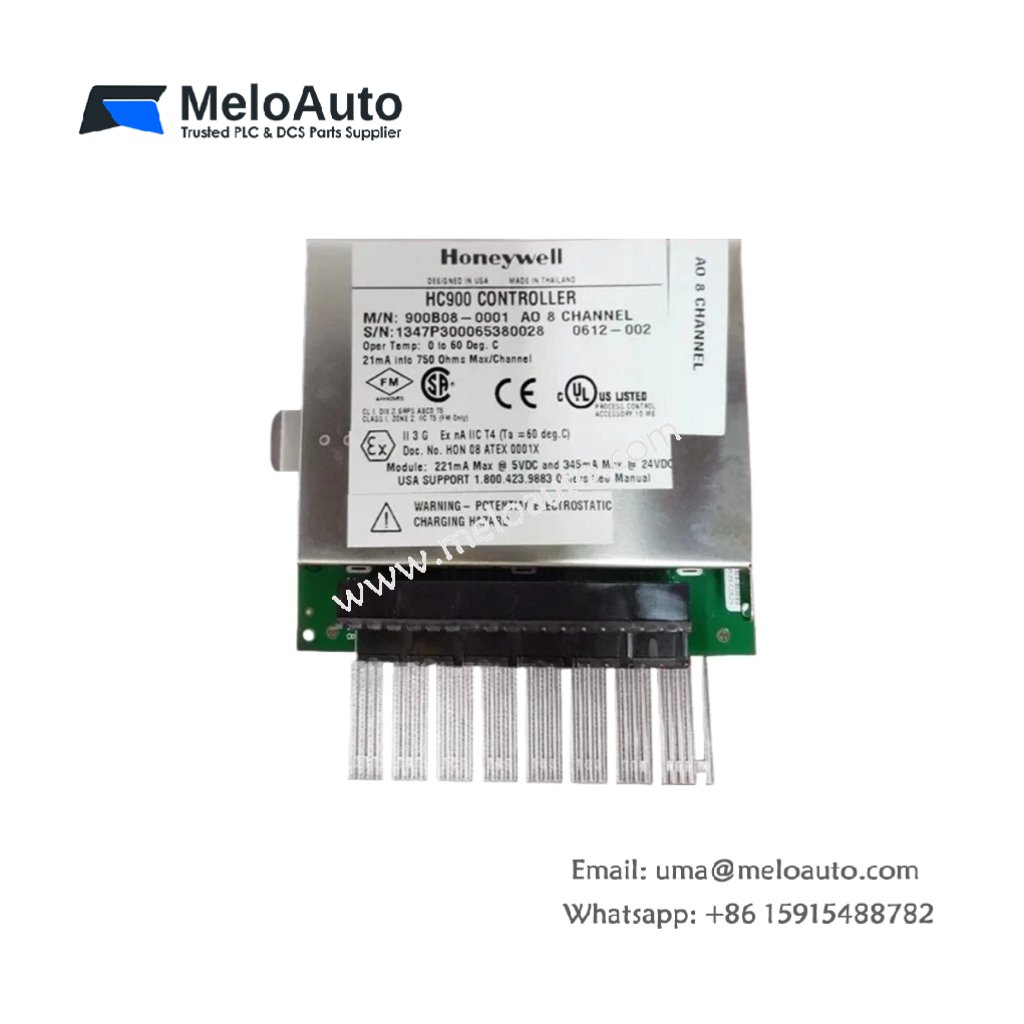 Honeywell 900B08-0202 Analog Output Module (0 to 20mA, 8 Channel)