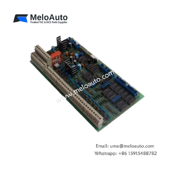 The ABB DSTX120 57160001-MA terminal block offers 120 connection points, supporting wire routing, signal, and power distribution in industrial control systems.