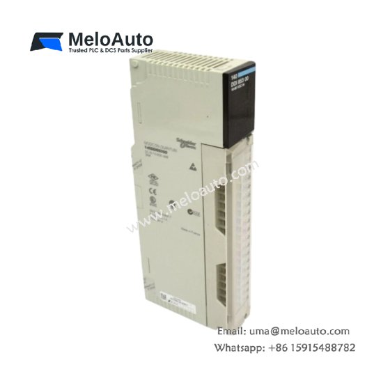 The Schneider 140DVO85300C is a discrete output module with 32 channels, short-circuit and overvoltage protection, and operates within 10-30 VDC range.