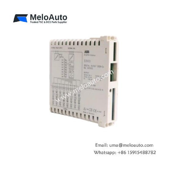 The ABB DX910 industrial automation module features 16 channels, 24V DC output, and a wide temperature range for reliable system control.