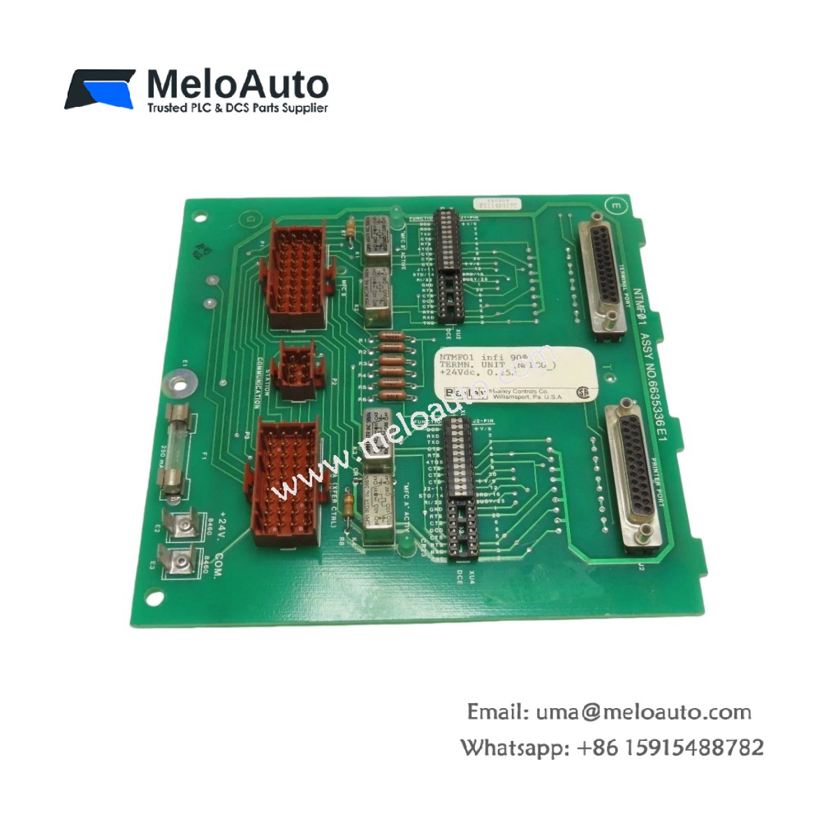 ABB NTMF01 Termination Unit – Secure Signal Termination