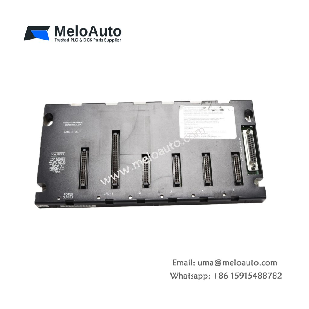 GE IC693CHS397C 5-Slot CPU Baseplate for Series 90-30 PLC