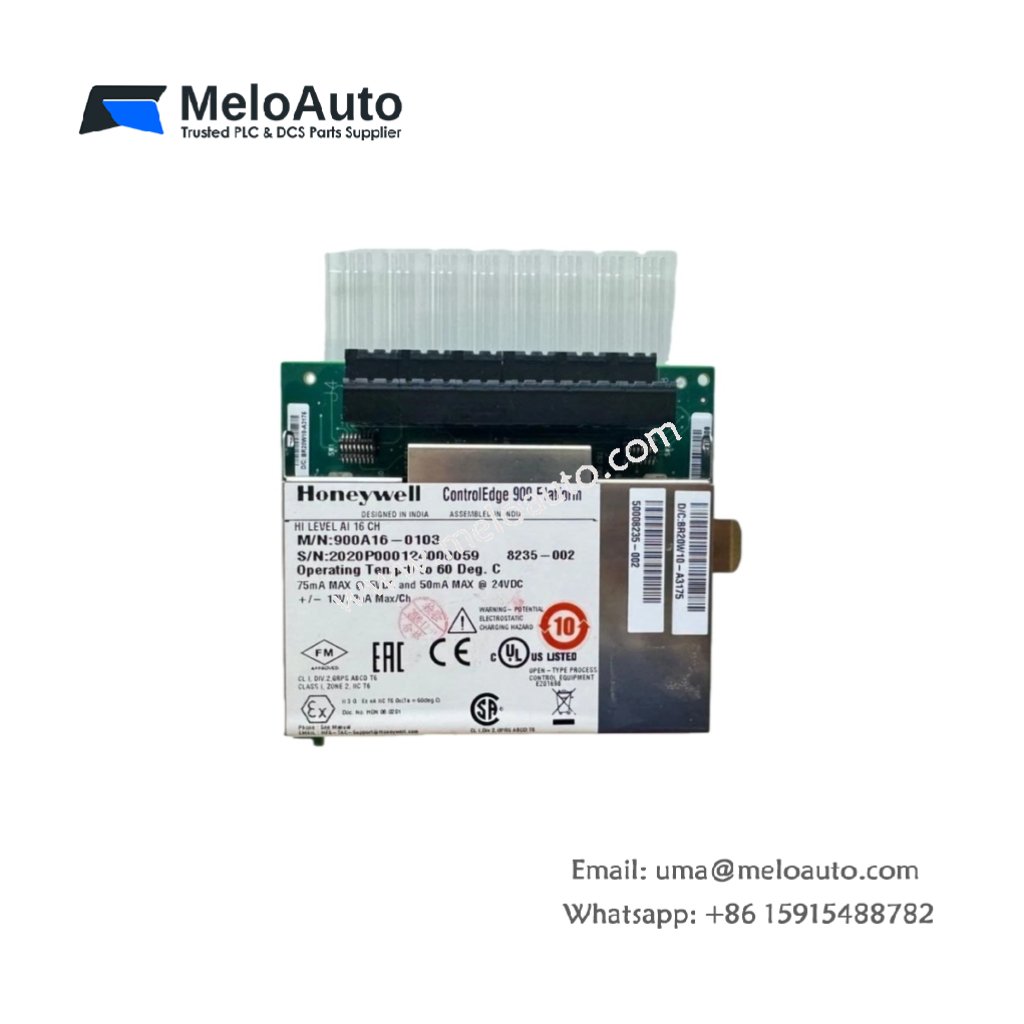 Honeywell 900A16-0103 16-Channel High-Level Analog Input Module