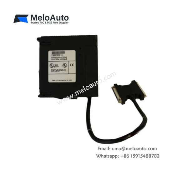 The GE IC693CBL305 is a 1-foot Wye communication cable with 25-pin RS-232/RS-485 connectors for GE Series 90-30 communications modules.