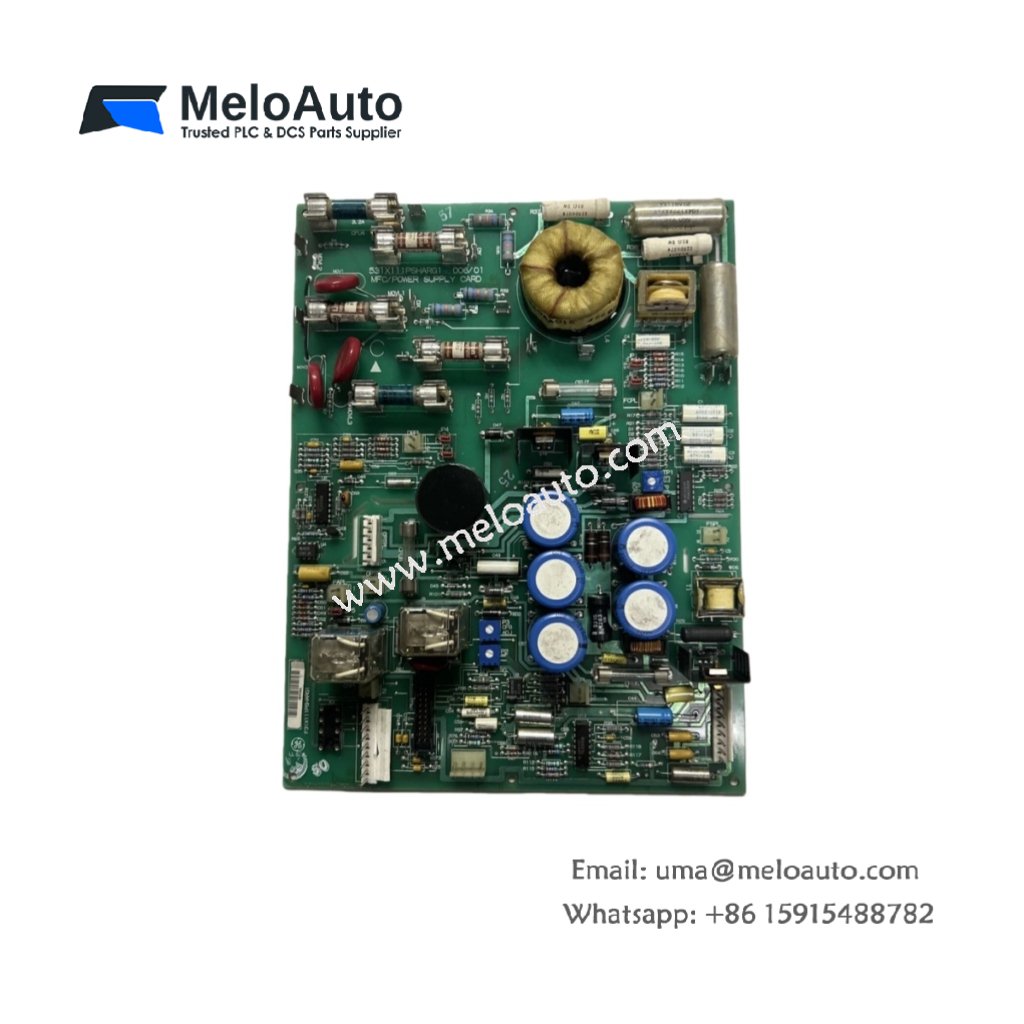 GE 531X111PSHARG1 MCF/Power Supply Card for Speedtronic/Mark V