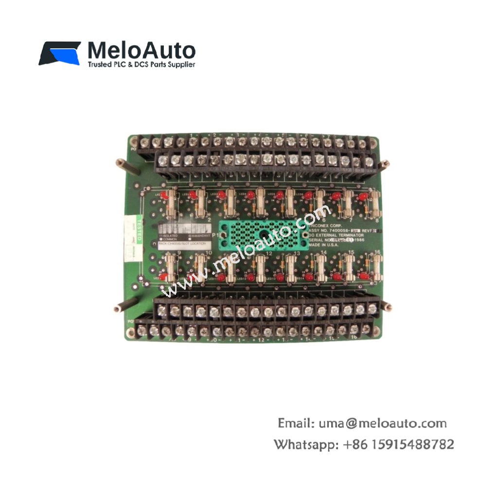 Triconex 2652-1 7400058-310: High-Performance Digital Input Terminal Block