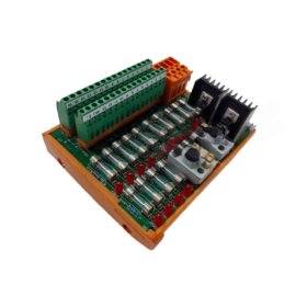 The Triconex 9662-810 Digital Output Termination Panel provides 16 output points, 24 VDC, and individual fuse protection for reliable industrial control systems.