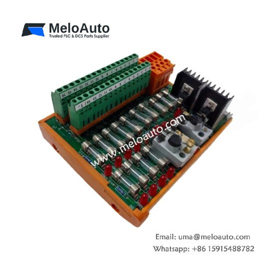 The Triconex 9662-810 Digital Output Termination Panel provides 16 output points, 24 VDC, and individual fuse protection for reliable industrial control systems.