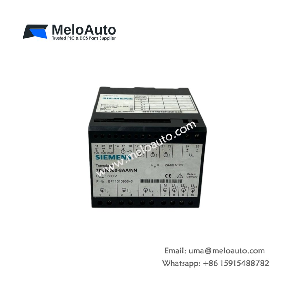Siemens 7KG6000-8AE/CC Universal Transducer Overview