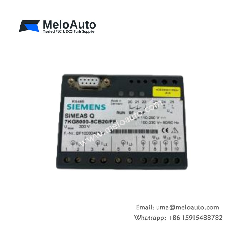 Siemens 7KG8000-8AB20/FF Digital Input Module – Reliable Automation for Industrial Control Systems