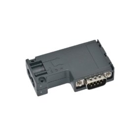 The Siemens 6ES7972-0BA12-0XA0 is a PROFIBUS bus connector with a 90° cable outlet, supporting transfer rates of 9.6 kbit/s to 12 Mbit/s.