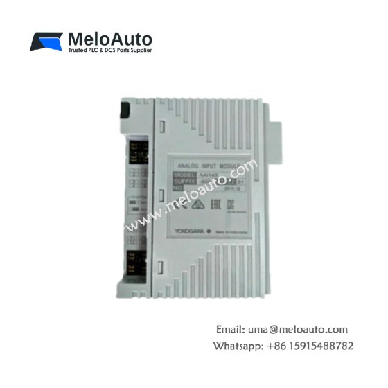 The Yokogawa AAV544-S00 is a 16-channel analog output module with ±0.3% accuracy, ideal for precise voltage control in industrial automation.
