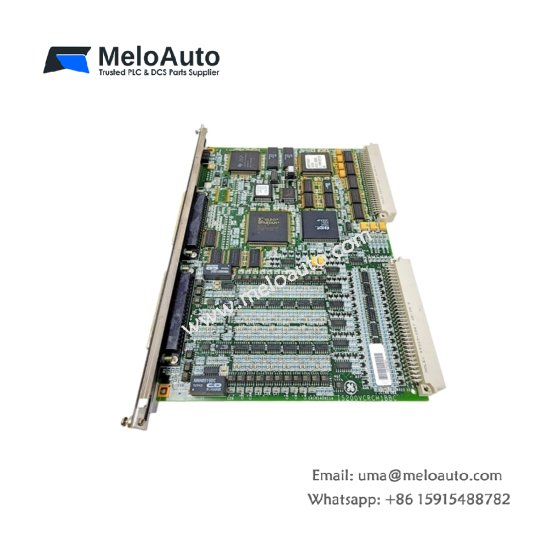 GE IS200VCRCH1B discrete I/O board for Mark VIe turbines. Provides digital interface for valve control & sequencing with status LEDs.