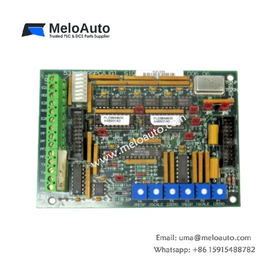 The GE 531X309SPCAJG1 signal processing board converts analog signals to digital outputs, offering high reliability and diagnostic capabilities. Ideal for GE DC2000 systems. The GE 531X309SPCAJG1 signal processing board converts analog signals to digital outputs, offering high reliability and diagnostic capabilities. Ideal for GE DC2000 systems.