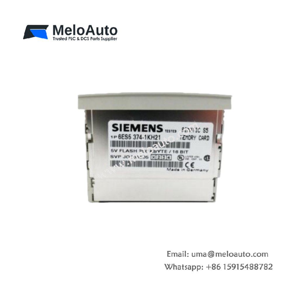 Siemens 6ES5374-1KH21 Memory Card – Reliable Data Storage for SIMATIC S5 Systems