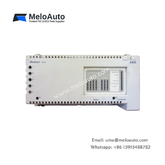 The Schneider 110CPU31101 MODICON 984 SERIES CPU Module offers high-speed dual-core processing, 256 MB RAM, and flexible communication options for seamless industrial automation.