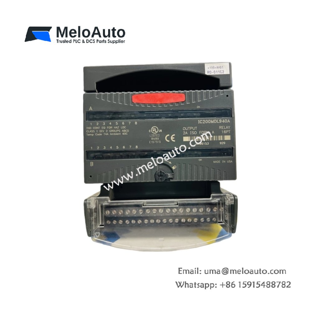 GE IC200MDL940 16-Point Relay Output Module