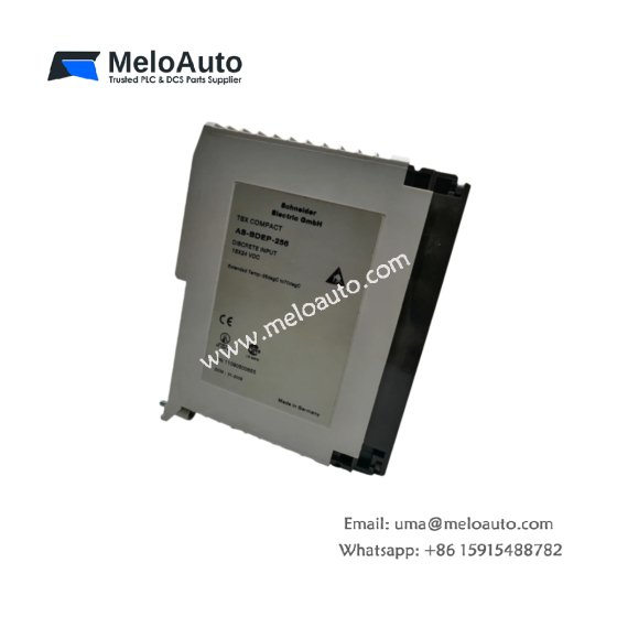 The Schneider Electric ASBDNP255 is a 24V DC I/O module with a 2A current capacity, IP20 protection, and wide environmental tolerance for industrial use.