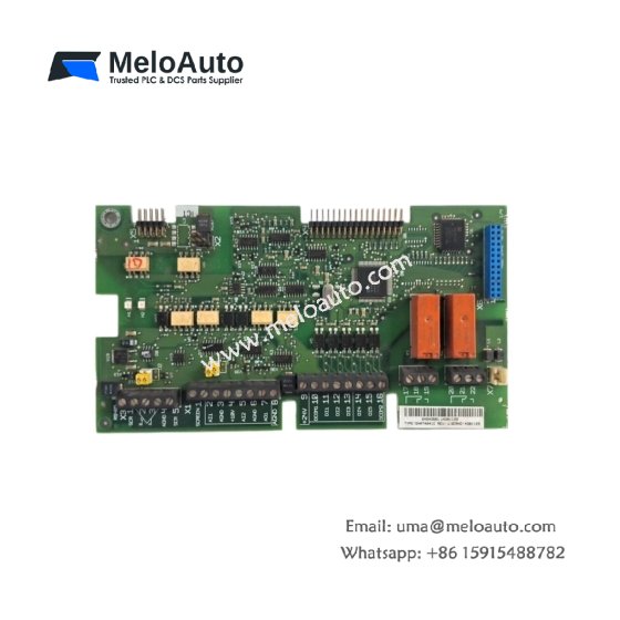 The ABB SNAT4041 PC board features a 34-pin connector and 10-pin screw terminals, offering reliable performance for industrial control and automation systems.