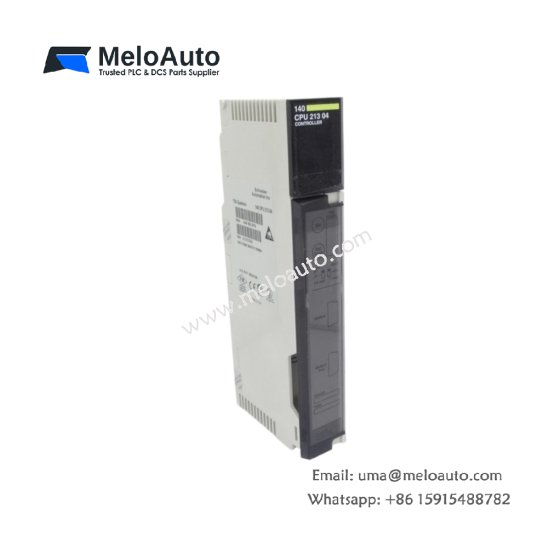 The Schneider 140CPU65150C offers high-speed processing with 768 kB RAM and 6 communication module options for advanced industrial automation tasks.