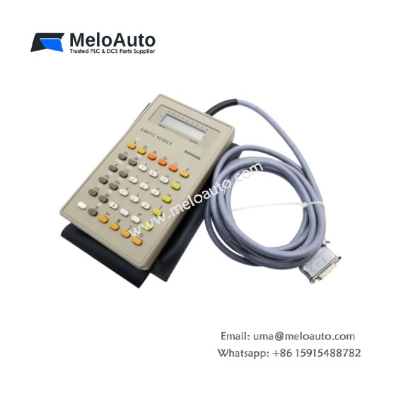 Get the Siemens 6ES5605-0RA11 hand-held programmer for SIMATIC S5 systems. Featuring a compact design, 9V battery, and RS-232 interface, ideal for field use.