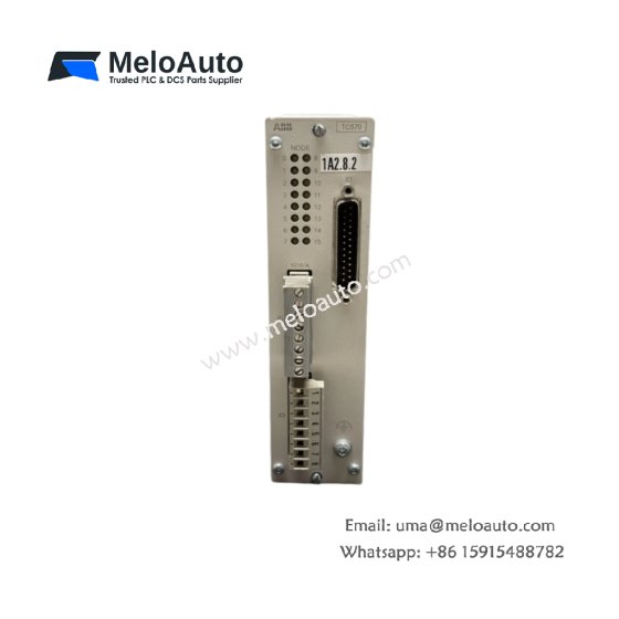 The ABB TC570 3BSE001458R1 is a communication module designed for Fieldbus connections. It ensures reliable data transfer and integrates seamlessly into ABB automation systems.