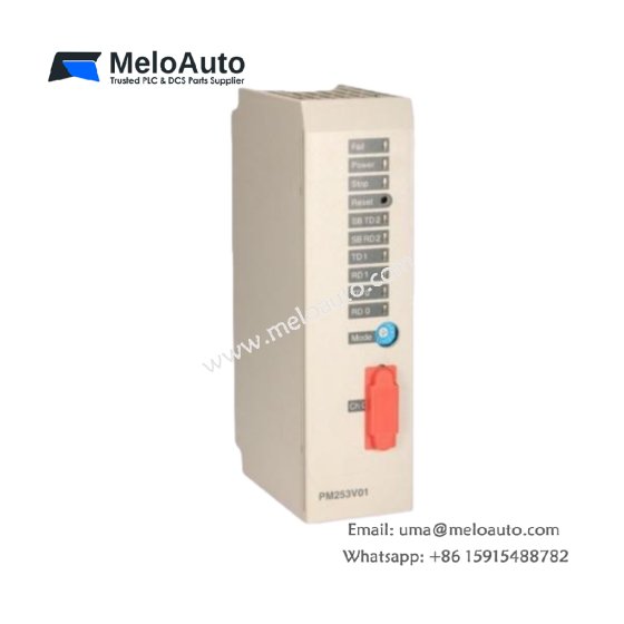 The ABB PM253V01 Power Supply Module offers 24V DC output, 92% efficiency, and energy storage. Ideal for industrial automation systems.