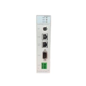 The Schneider TSXETZ510 Ethernet module supports 10/100 Mbit/s data rates and integrates seamlessly with TSX Micro PLCs. It connects up to 64 devices via Ethernet.