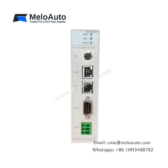 The Schneider TSXETZ510 Ethernet module supports 10/100 Mbit/s data rates and integrates seamlessly with TSX Micro PLCs. It connects up to 64 devices via Ethernet. The Schneider TSXETZ510 Ethernet module supports 10/100 Mbit/s data rates and integrates seamlessly with TSX Micro PLCs. It connects up to 64 devices via Ethernet.