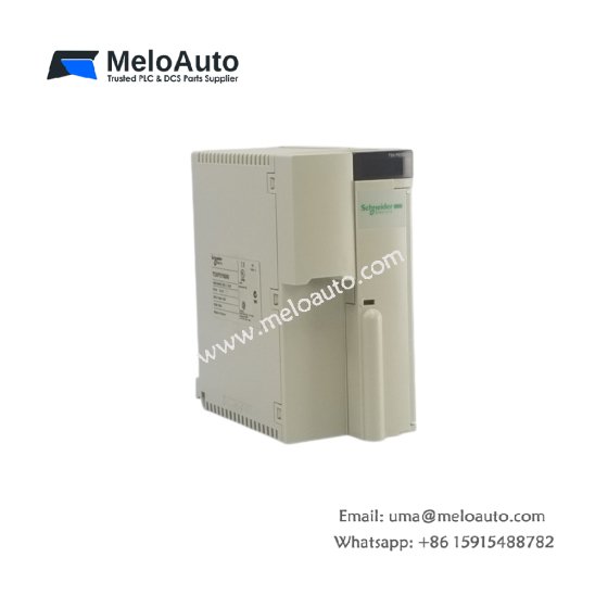 The Schneider TSXPSY8500M power supply module offers 100 W of secondary power, efficient protection, and high reliability for industrial automation systems.