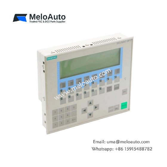 The Siemens 6AV3617-5BB00-0AE0 operator panel features an LCD display, key inputs, and robust design for industrial applications. Compact, reliable, and easy to use.