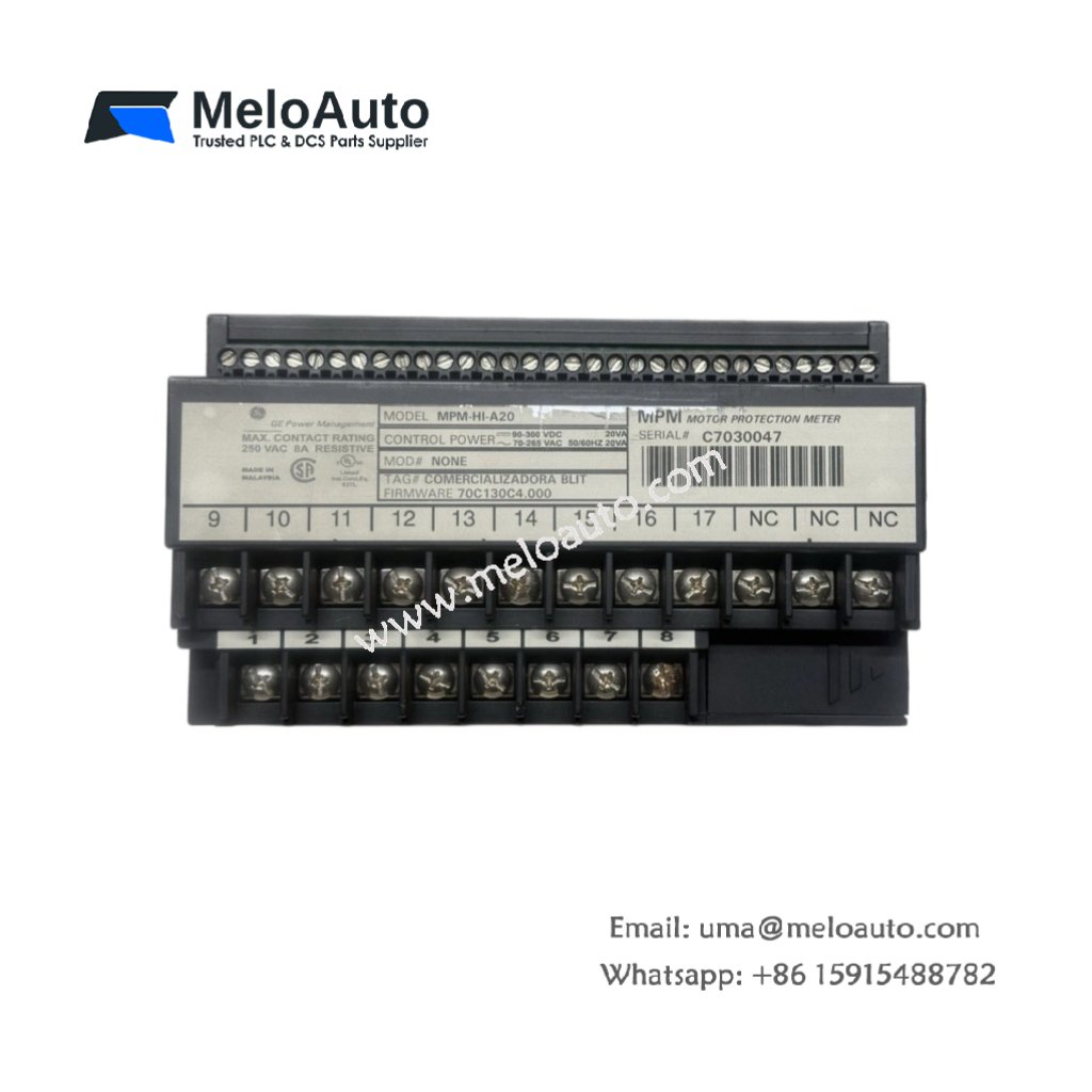 GE MPM-HI-A20 Motor Protection Meter
