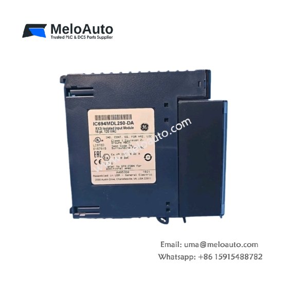 Discover the GE IC694MDL250 120 VAC Discrete Input Module for PACsystem RX3i. It features 16 isolated channels, fast response times, and reliable RS-485 communication. Discover the GE IC694MDL250 120 VAC Discrete Input Module for PACsystem RX3i. It features 16 isolated channels, fast response times, and reliable RS-485 communication.