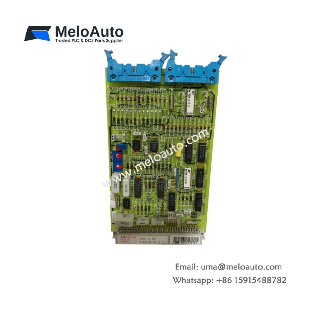 ABB SAMC19INF SAMC 19 INF 57401389 Interface Module – Advanced Communication for Industrial Automation