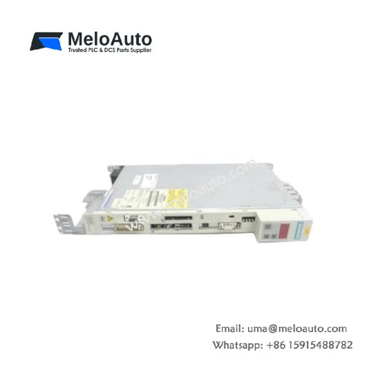 Siemens 6SE7012-0TP50 MASTERDRIVES MC VFD. Converts 510-650VDC to 0-480VAC, 0-400Hz output. Rated 0.75kW, 2A for 3-phase motor control.