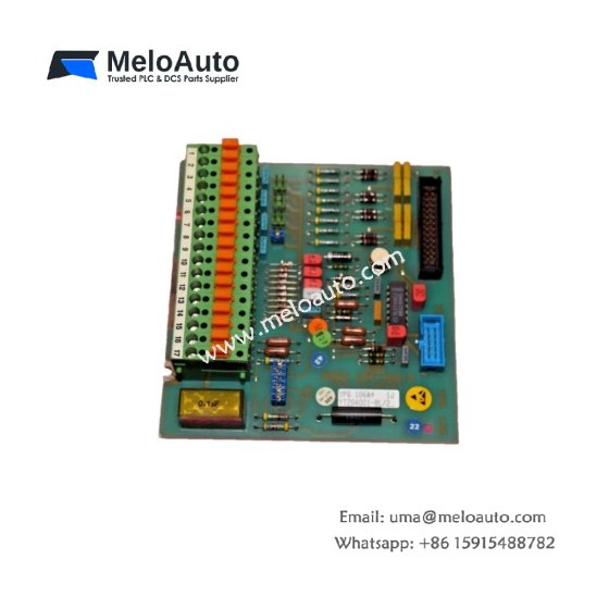 The ABB YPG106A Y7204001-BL/2 Analog Input Module converts analog signals to digital with high precision, supporting a range of sensors for ABB automation systems.