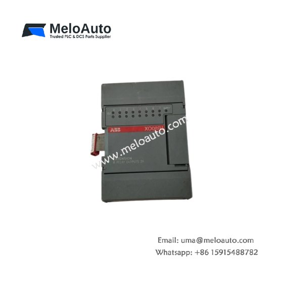 The ABB XO08R1 XOO8R1-B04 Extension Relay Output Module offers 8 relay outputs, 24 VDC operating voltage, and seamless integration with ABB Advant OCS systems.
