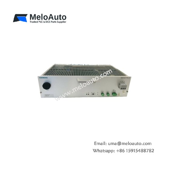 The Siemens 6DD1683-0BC0 Power Supply provides stable 24V DC output, high efficiency, and DIN rail mounting for industrial automation systems.